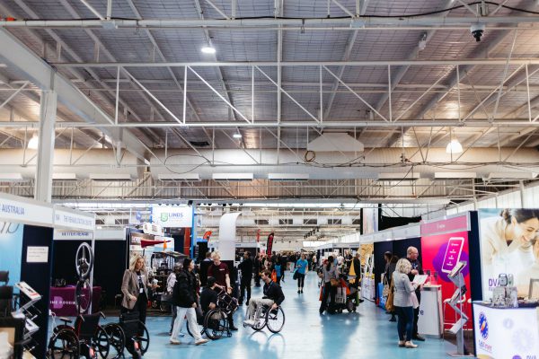 Image of the ATSA Expo Perth exhibition floor filled with event visitors