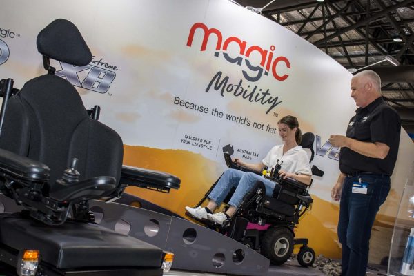 Magic Mobility product demonstration - ATSA Expo Sydney 2022 image gallery