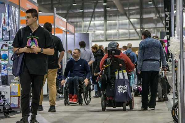 ATSA Independent Living Expo Sydney 2022 exhibition floor with lots of visitors